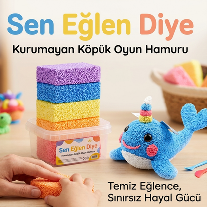 Kurumayan Köpük Oyun Hamuru
